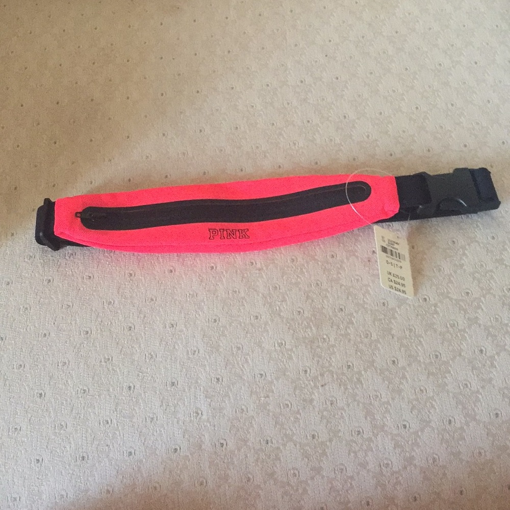 neon pink fanny pack